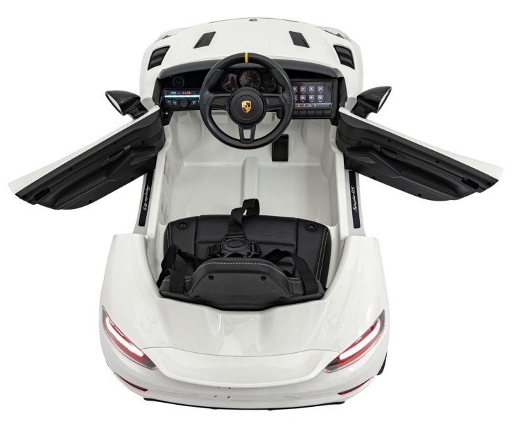 Samochód na akumulator dla dzieci  Porsche Spyder RS 718 Lakier Biały