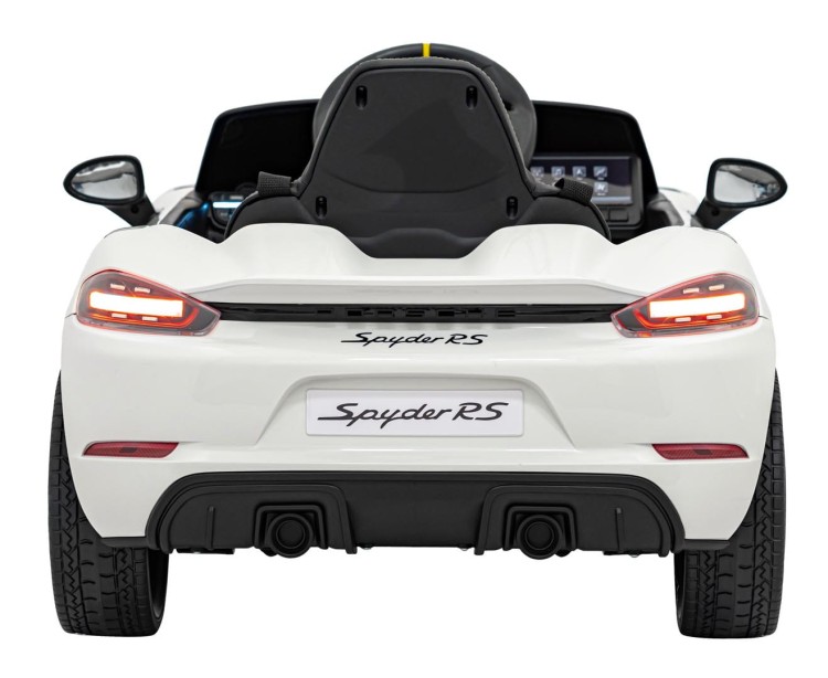 Samochód na akumulator dla dzieci  Porsche Spyder RS 718 Lakier Biały