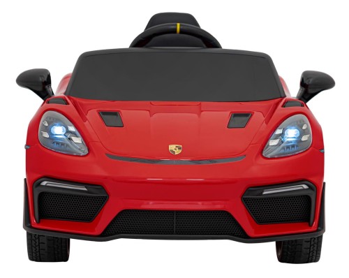 Samochód na akumulator dla dzieci  Porsche Spyder RS 718 Lakier Czerwony