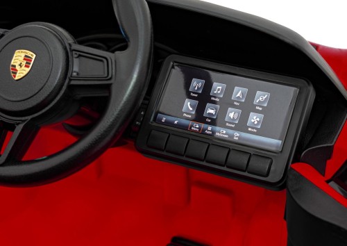 Samochód na akumulator dla dzieci  Porsche Spyder RS 718 Lakier Czerwony