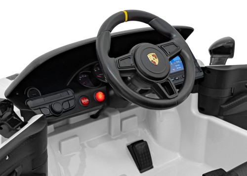 Samochód na akumulator dla dzieci  Porsche Spyder RS 718 Biały MP4