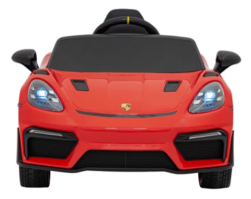 Samochód na akumulator dla dzieci  Porsche Spyder RS 718 Czerwony MP4