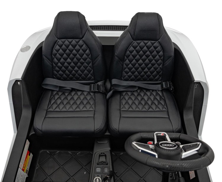 Autko na akumulator 2 osobowe  Audi Spyder R8 LIFT STRONG Biały