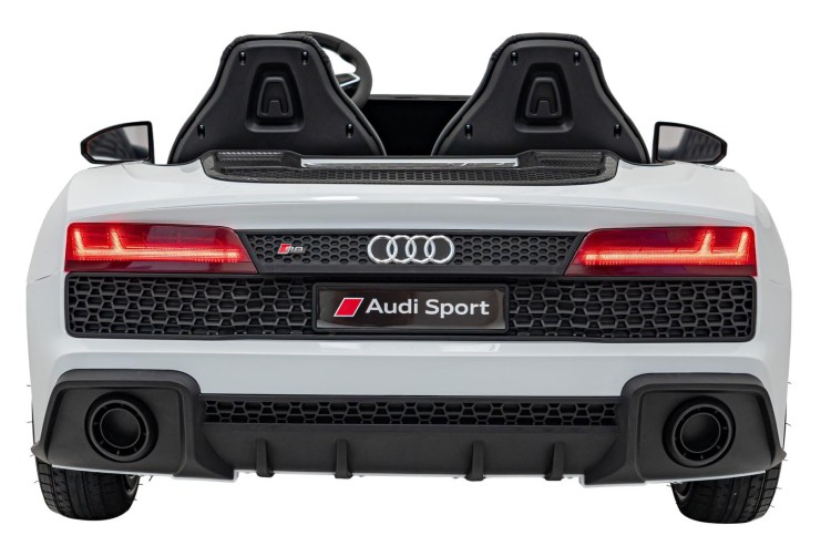 Autko na akumulator 2 osobowe  Audi Spyder R8 LIFT STRONG Biały