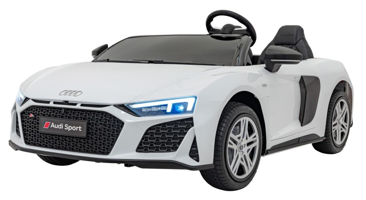 Autko na akumulator 2 osobowe  Audi Spyder R8 LIFT STRONG Biały