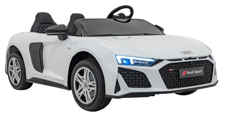 Autko na akumulator 2 osobowe  Audi Spyder R8 LIFT STRONG Biały