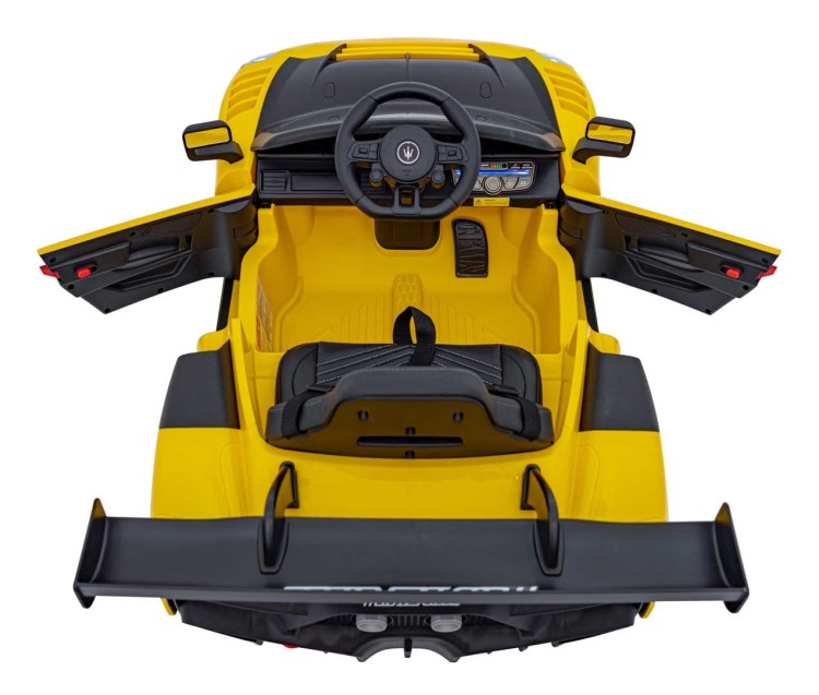 Auto na akumulator Maserati MC20 GT2 Żółty