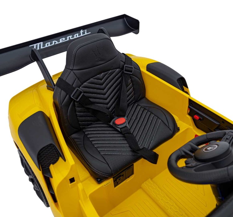 Auto na akumulator Maserati MC20 GT2 Żółty
