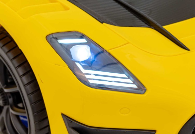 Auto na akumulator Maserati MC20 GT2 Żółty