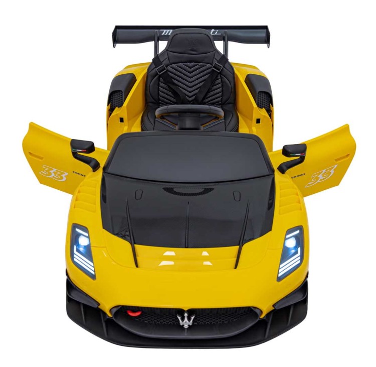 Auto na akumulator Maserati MC20 GT2 Żółty