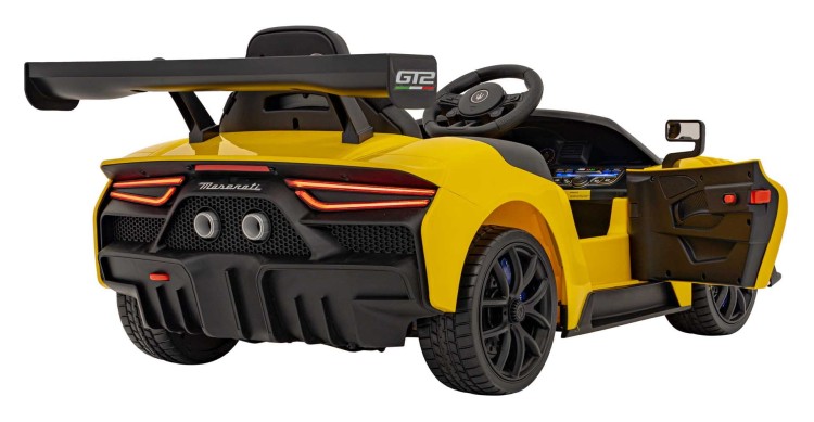 Auto na akumulator Maserati MC20 GT2 Żółty