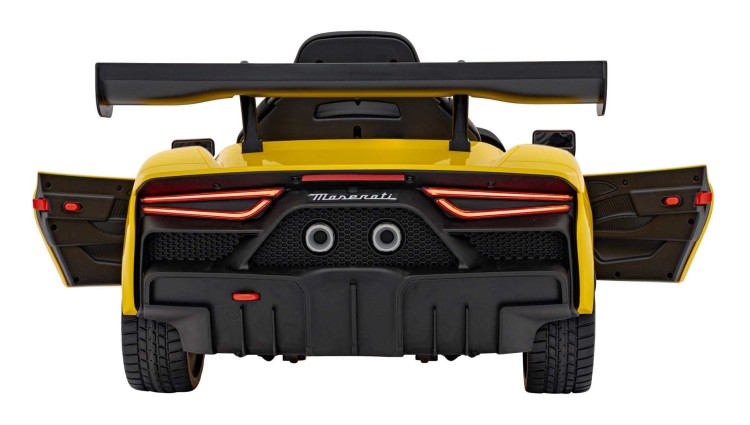 Auto na akumulator Maserati MC20 GT2 Żółty