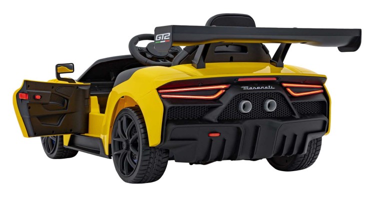 Auto na akumulator Maserati MC20 GT2 Żółty