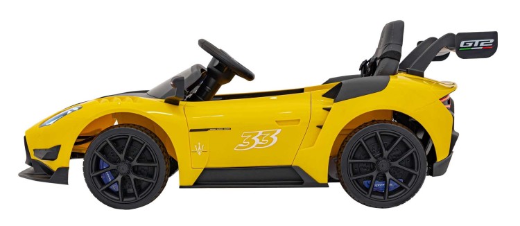 Auto na akumulator Maserati MC20 GT2 Żółty