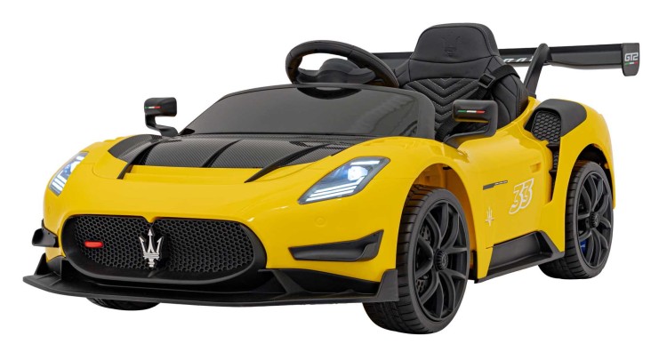 Auto na akumulator Maserati MC20 GT2 Żółty