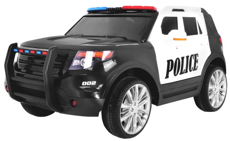Auto SUV Police na akumulator dla dzieci ,odgłos  syreny, czarny
