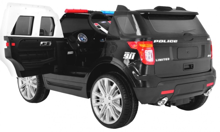 Auto SUV Police na akumulator dla dzieci ,odgłos  syreny, czarny