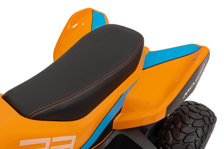 Quad Na Akumulator McLaren Racing MCL 35 dla dzieci Pomarańczowy