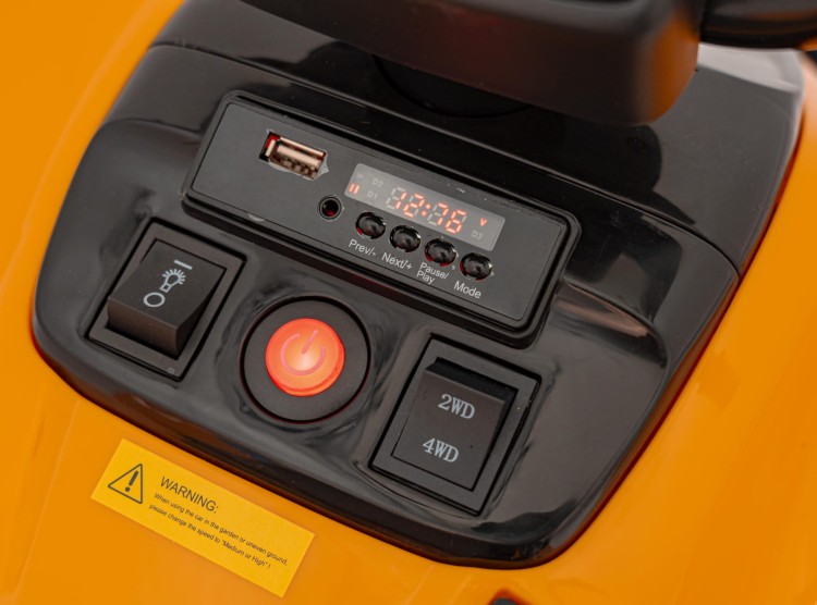 Quad Na Akumulator McLaren Racing MCL 35 dla dzieci Pomarańczowy