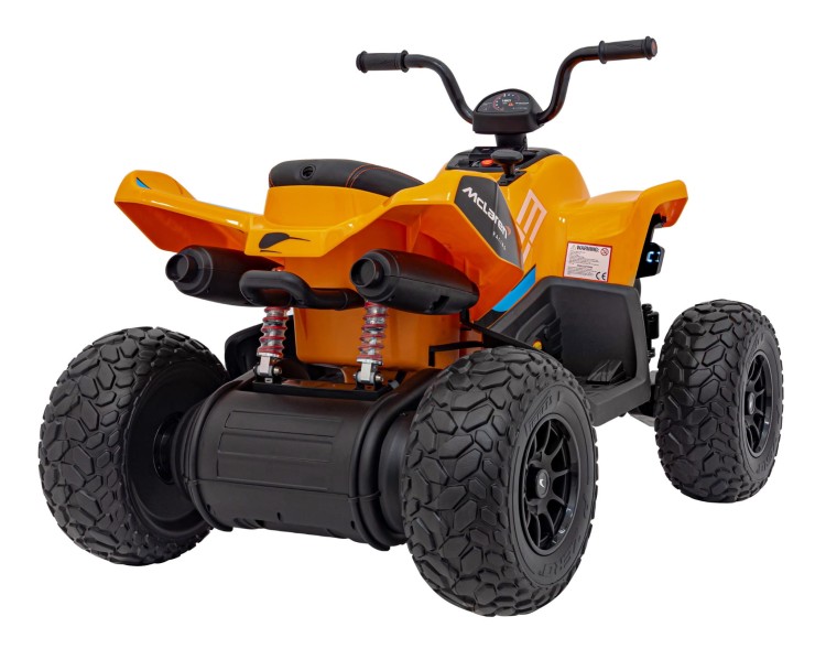 Quad Na Akumulator McLaren Racing MCL 35 dla dzieci Pomarańczowy