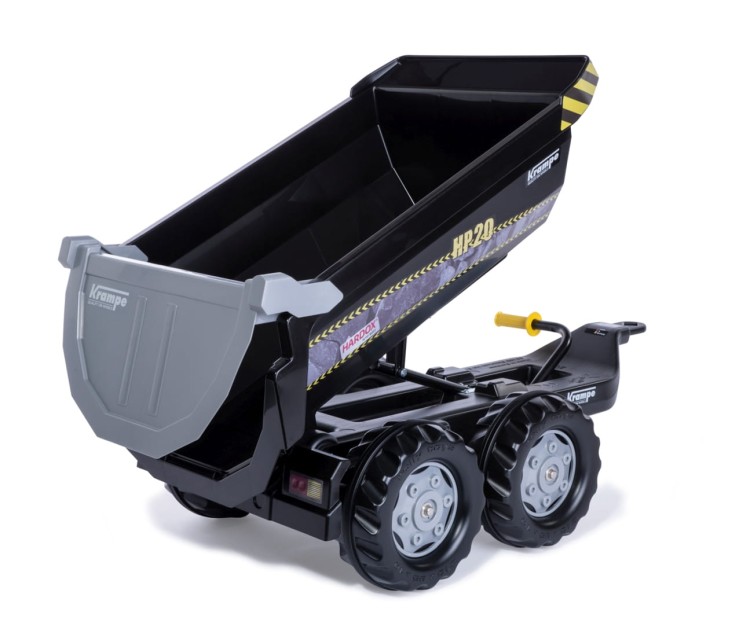 Rolly Toys 123230 Przyczepa Rolly-Halfpipe Półwywrotka Krampe, 2-osie