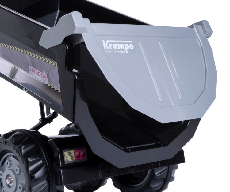 Rolly Toys 123230 Przyczepa Rolly-Halfpipe Półwywrotka Krampe, 2-osie