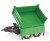 Rolly Toys 122004 Przyczepa Rolly-Mega Trailer jasno zielona, żółte koła, 2-osie