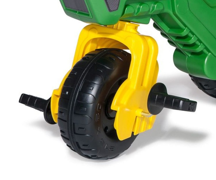 Rolly Toys 052769 Traktor Rolly-Kid John Deere 3-Kołowy z Przyczepą