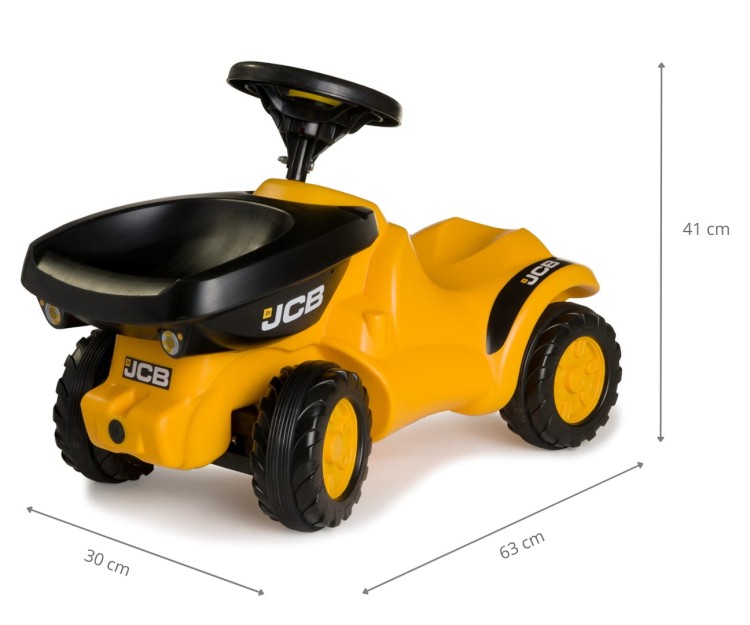 Rolly Toys 135646 Jeździk Rolly MiniTrac Wywrotka JCB