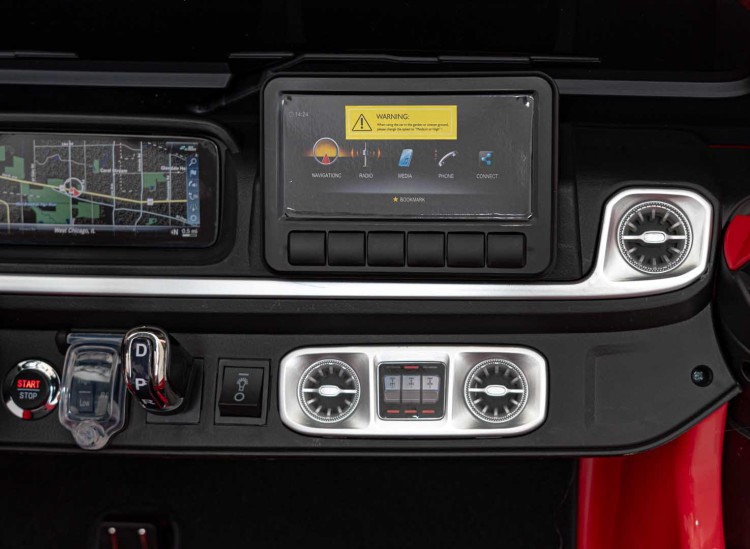 Pojazd Mercedes Benz G63 AMG XXL STRONG Czerwony