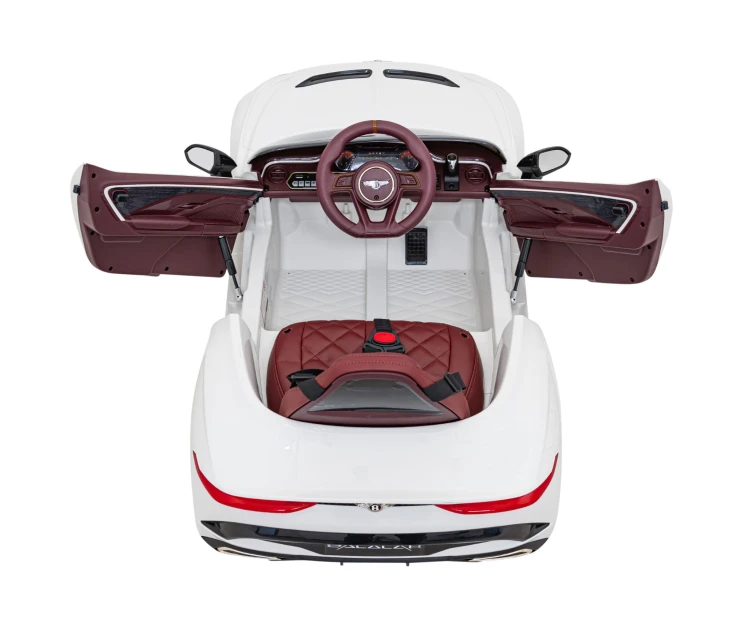 Autko Bentley Bacalar na akumulator dla dzieci Biały + Pilot