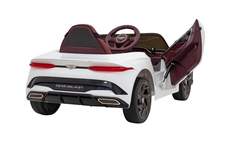 Autko Bentley Bacalar na akumulator dla dzieci Biały + Pilot