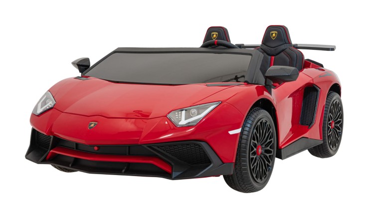 Samochód elektryczny dla dzieci Lamborghini Aventador SV Czerwony