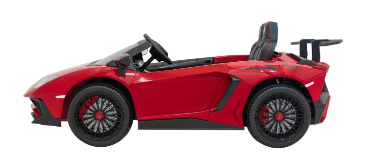 Samochód elektryczny dla dzieci Lamborghini Aventador SV Czerwony