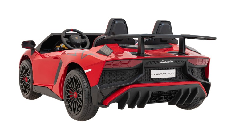 Samochód elektryczny dla dzieci Lamborghini Aventador SV Czerwony