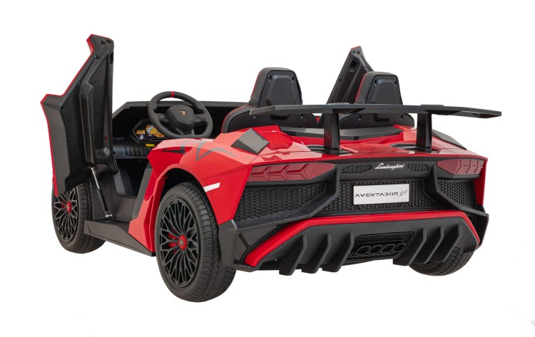 Samochód elektryczny dla dzieci Lamborghini Aventador SV Czerwony