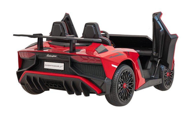 Samochód elektryczny dla dzieci Lamborghini Aventador SV Czerwony