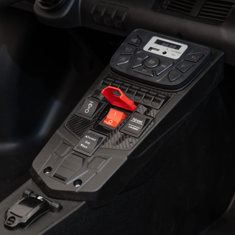 Samochód elektryczny dla dzieci Lamborghini Aventador SV Czerwony