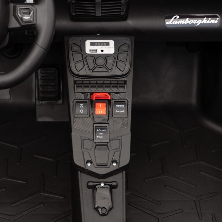 Samochód elektryczny dla dzieci Lamborghini Aventador SV Czerwony