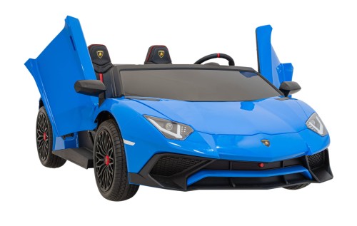 Samochód elektryczny dla dzieci Lamborghini Aventador SV Niebieski