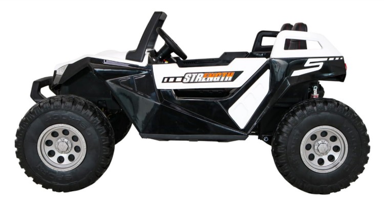 Buggy Clash autko na akumulator dla 2 dzieci Biały + Pilot + Napęd 4x4