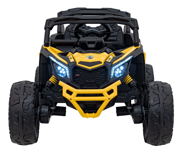 Samochód elektryczny dla dzieci  ATV CAN-AM Maverick Żółty 4x200W