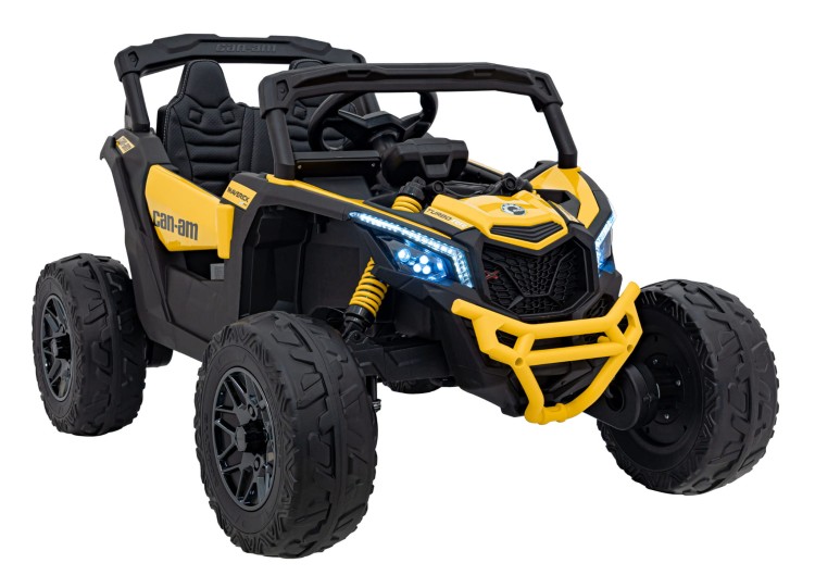 Samochód elektryczny dla dzieci  ATV CAN-AM Maverick Żółty 4x200W
