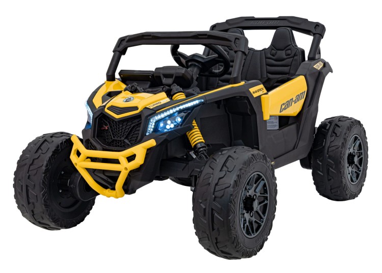 Samochód elektryczny dla dzieci  ATV CAN-AM Maverick Żółty 4x200W