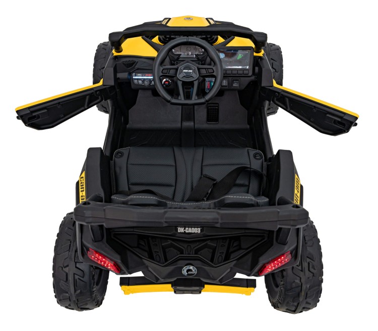 Samochód elektryczny dla dzieci  ATV CAN-AM Maverick Żółty 4x200W
