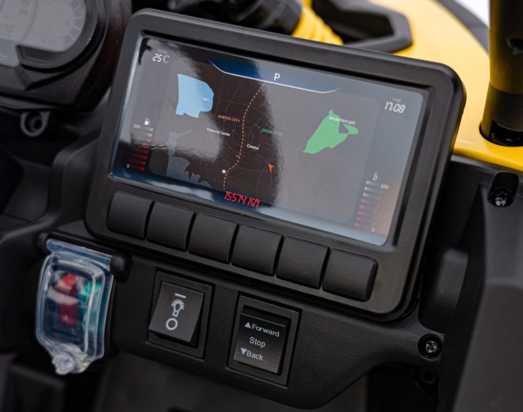 Samochód elektryczny dla dzieci  ATV CAN-AM Maverick Żółty 4x200W