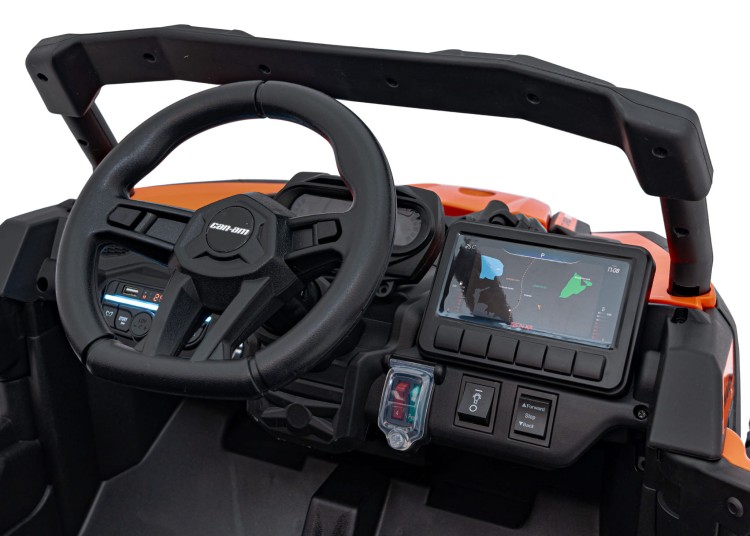 Samochód elektryczny dla dzieci  ATV CAN-AM Maverick Pomarańczowy 4x200W