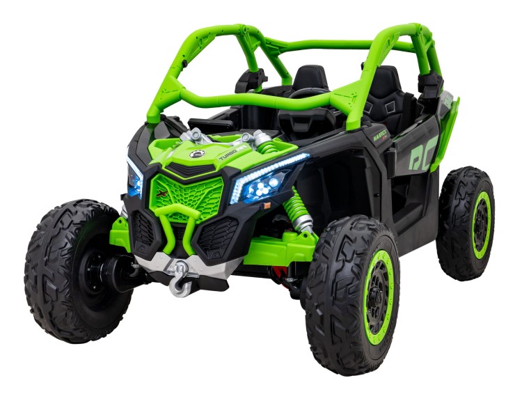 Samochód elektryczny dla dzieci  Buggy Maverick Turbo RR Zielony 4x200W