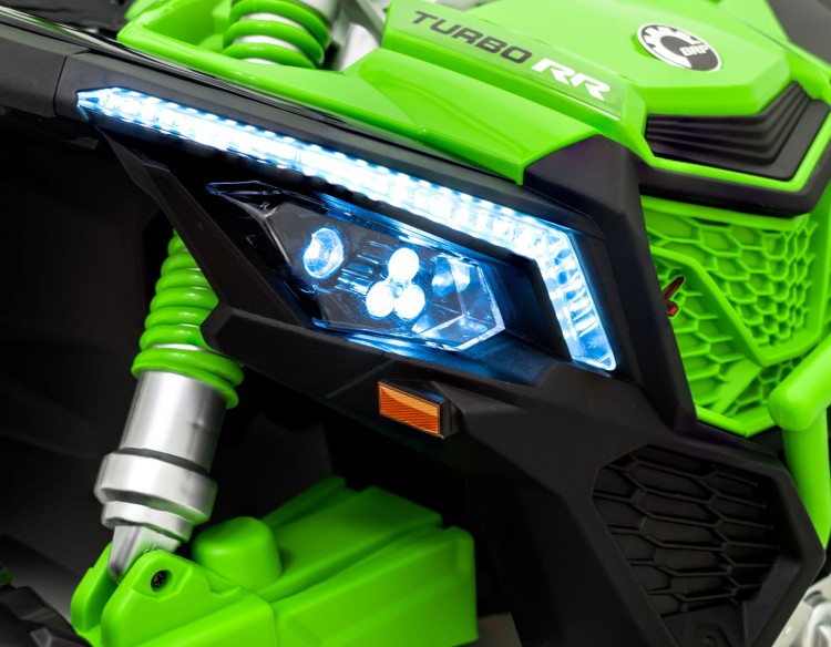 Samochód elektryczny dla dzieci  Buggy Maverick Turbo RR Zielony 4x200W