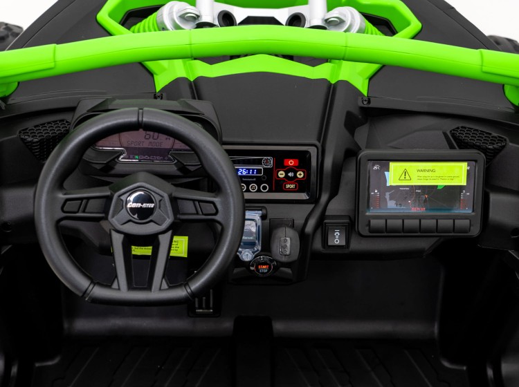 Samochód elektryczny dla dzieci  Buggy Maverick Turbo RR Zielony 4x200W